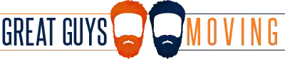 a logo of Great Guys Moving